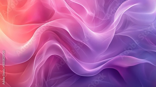 Abstract background with purple and pink swirls resembling smooth waves 