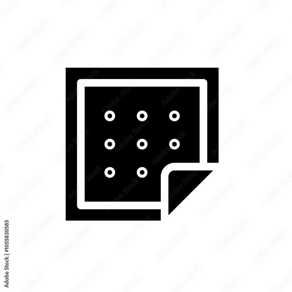 Nicotine patch icon logo sign set vector outline Nicotine patch icon logo sign set vector outline