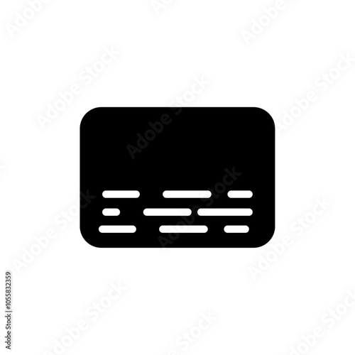 Subtitles icon logo sign set vector outline