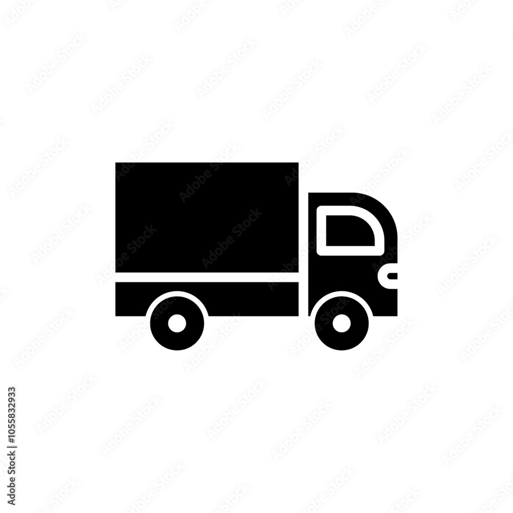 Truck icon logo sign set vector outline Truck icon logo sign set vector outline