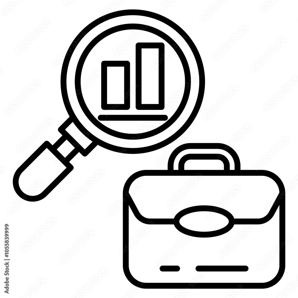 Job Analysis Icon Element For Design Job Analysis Icon Element For Design