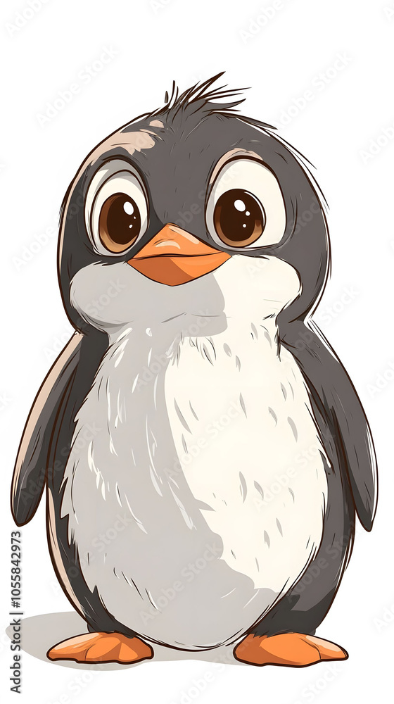 Fototapeta premium Cute penguin character