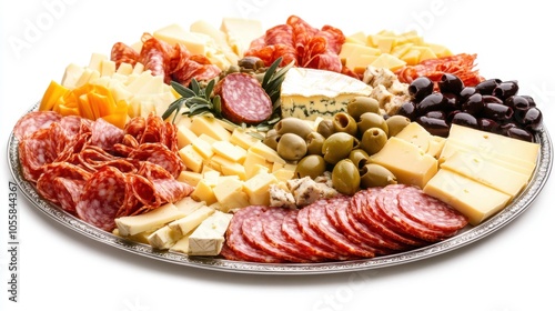 Gourmet cheese charcuterie platter for sophisticated appetizers