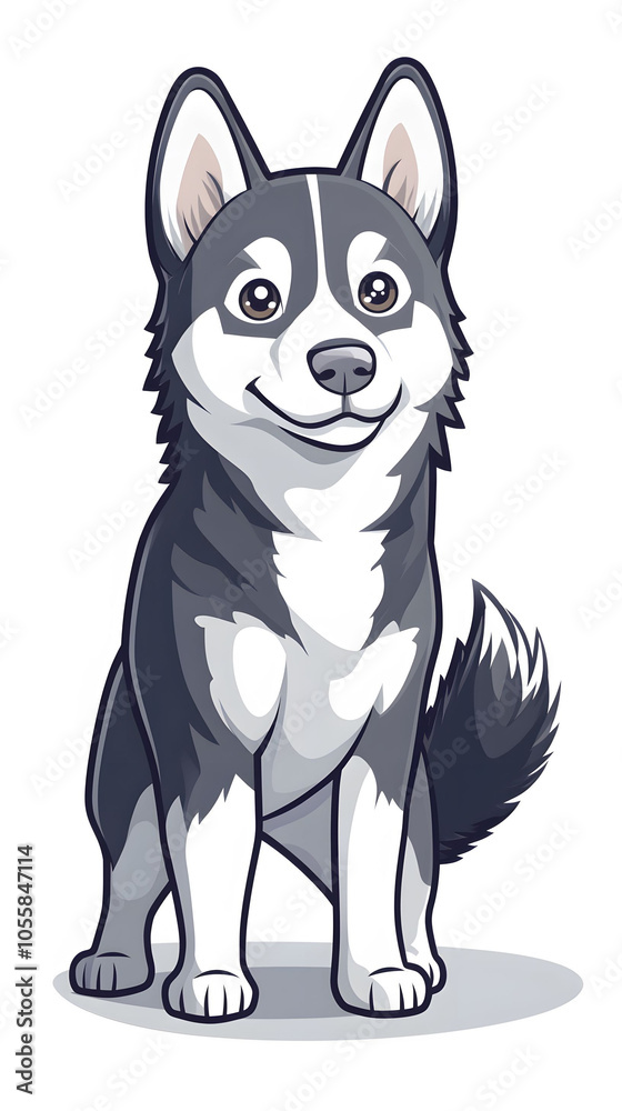 Happy corgi illustration Happy corgi illustration