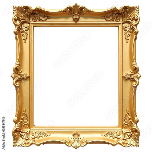 Gold frame khmer photo photo