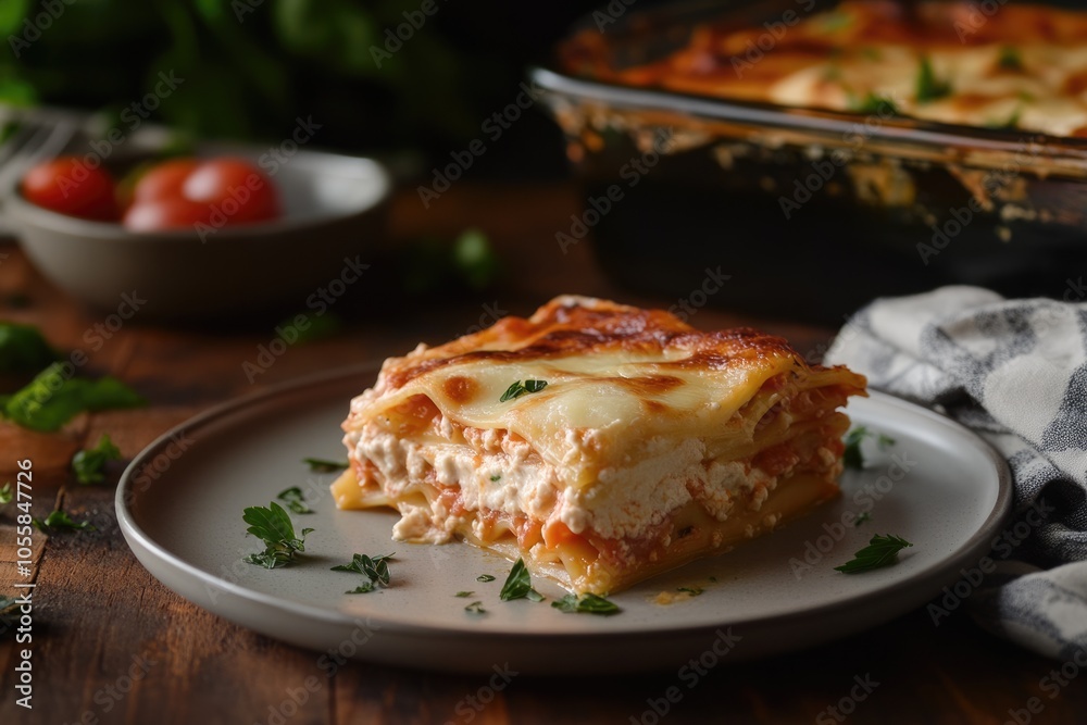 Traditional Italian Lasagna Recipe with Layers of Pasta and Cheese Traditional Italian Lasagna Recipe with Layers of Pasta and Cheese