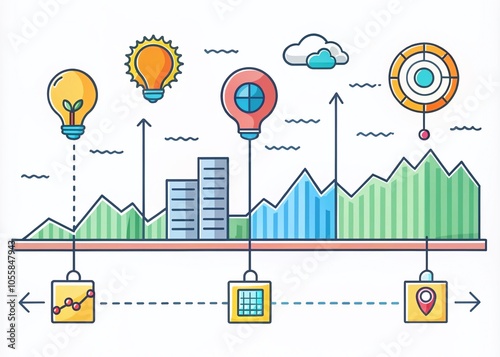 Hand-Drawn Infographic Timeline Template for Reports and Presentations