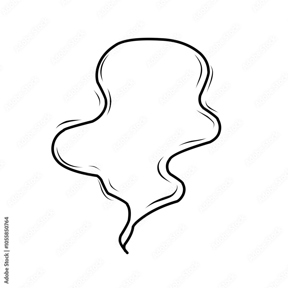 Hand Drawn Smoke Cloud Hand Drawn Smoke Cloud