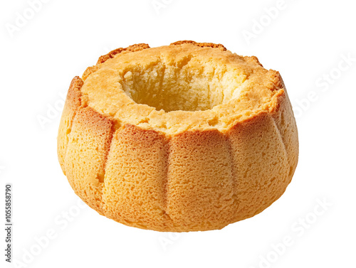 a round cake with a hole in the middle photo