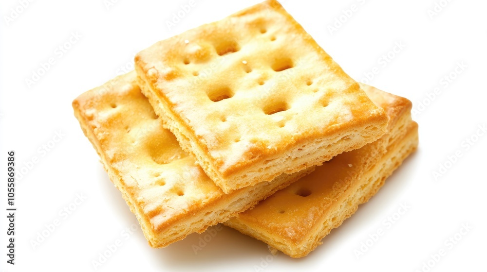 Gold cracker isolated on a white background Gold cracker isolated on a white background