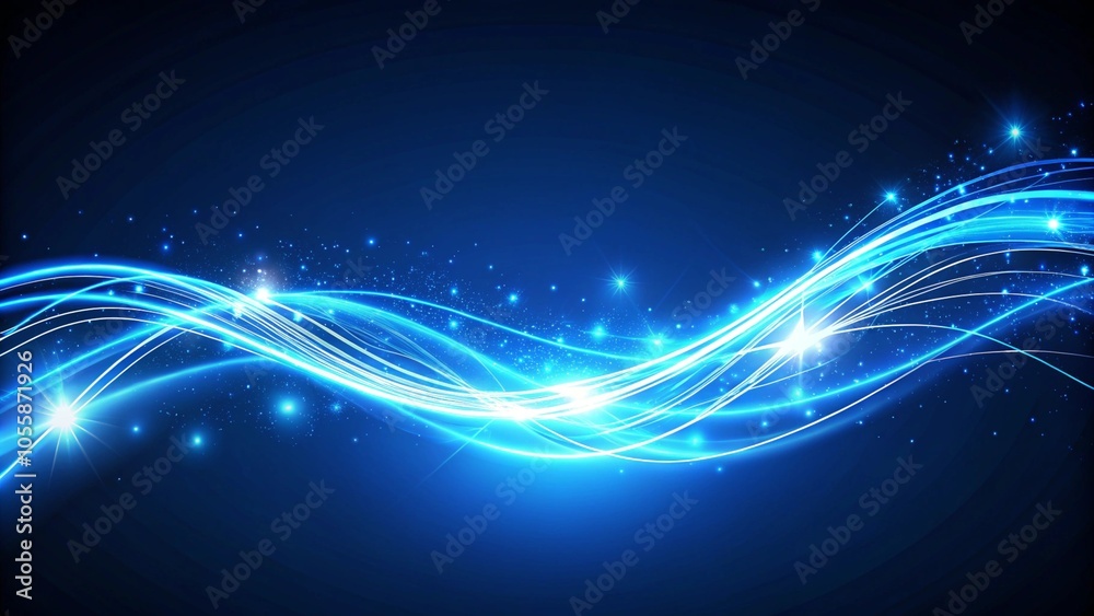 Fototapeta premium New Free Glowing shiny lines affect the vector background 