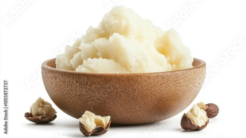 Wallpaper Mural Shea butter against a white background isolated and cut out Torontodigital.ca