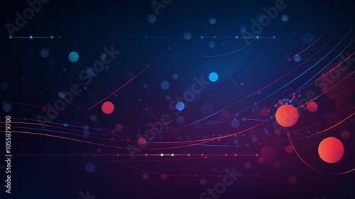 Futuristic digital cityscape with glowing lines and data servers