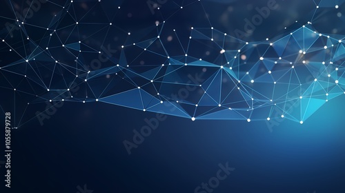 Futuristic digital cityscape with glowing lines and data servers