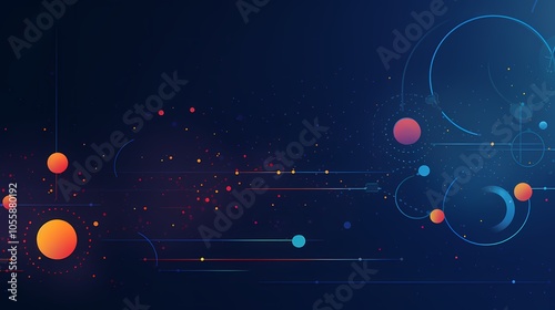 Futuristic digital cityscape with glowing lines and data servers