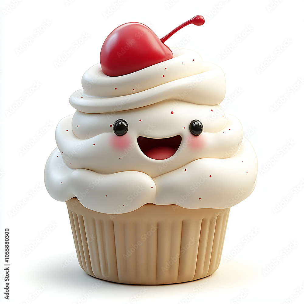 cupcake with cherry