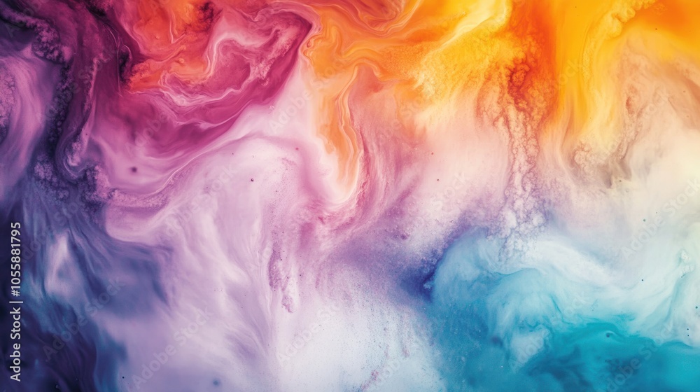 Abstract Swirling Colors Abstract Swirling Colors