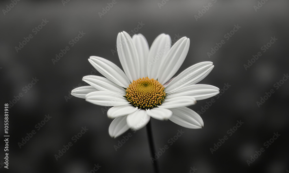 Fototapeta premium A Single Daisy in a Field