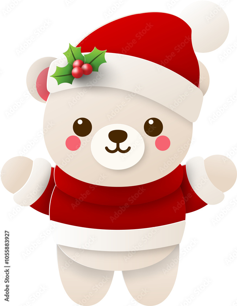 Fototapeta premium Christmas bear