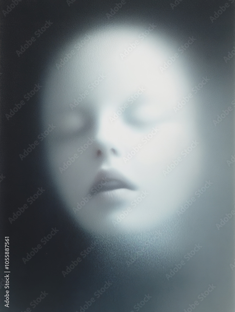 Ghost like surreal face Ghost like surreal face