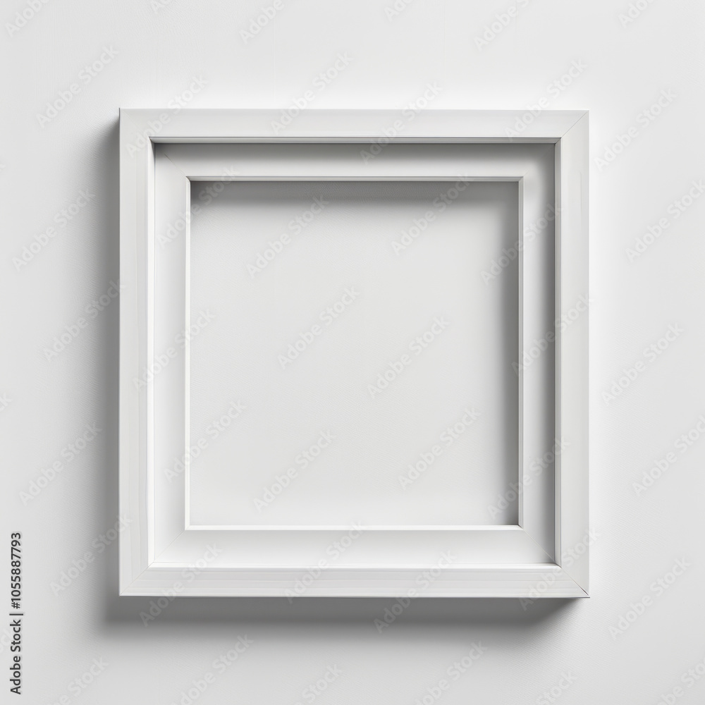 Empty Blank White Mock Up Frame Empty Blank White Mock Up Frame