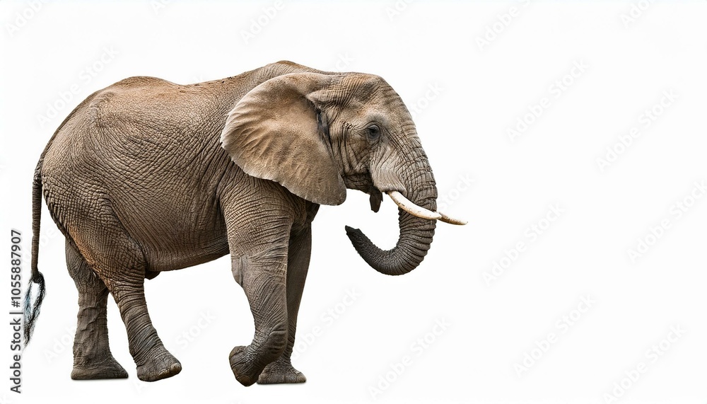 Obraz premium elephant isolated on white