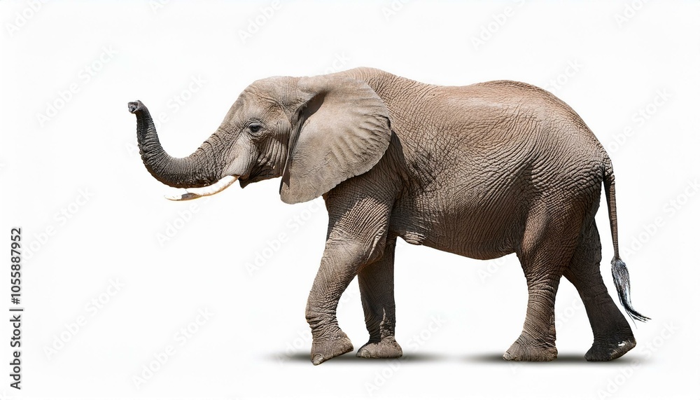 Obraz premium elephant isolated on white