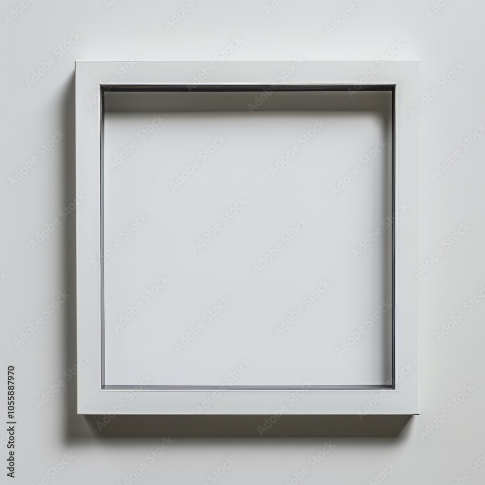 Empty Blank White Mock Up Frame Empty Blank White Mock Up Frame
