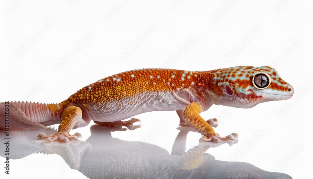 chameleon on a white background chameleon on a white background