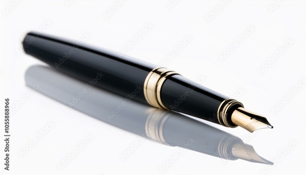 fountain pen isolated