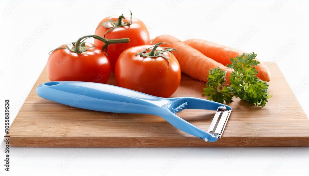Vegetable Peeler on White Vegetable Peeler on White