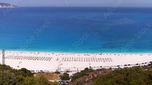 View of Myrtos Beach, Kefalonia Island, Greece