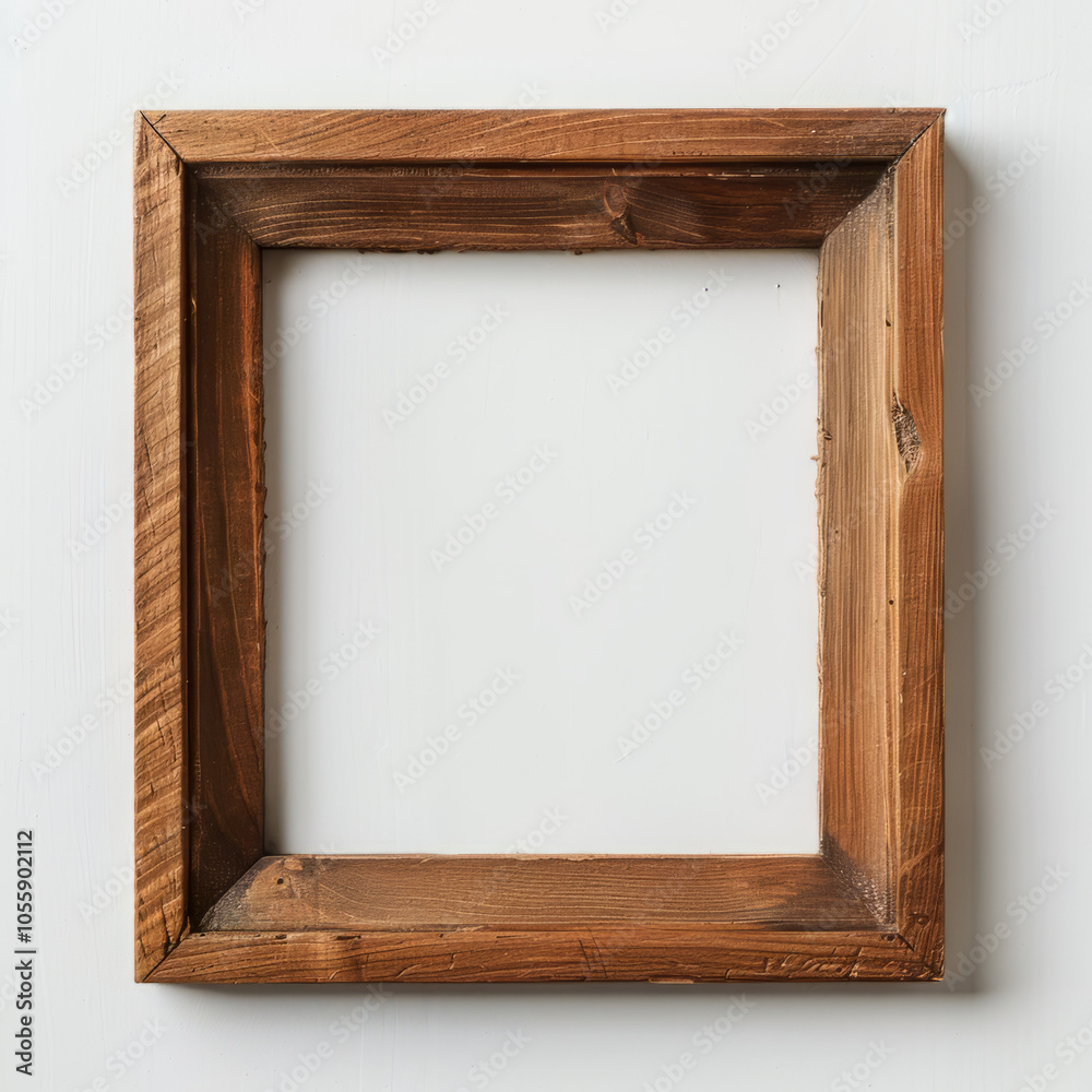 Empty Blank Wood Mock Up Frame Empty Blank Wood Mock Up Frame