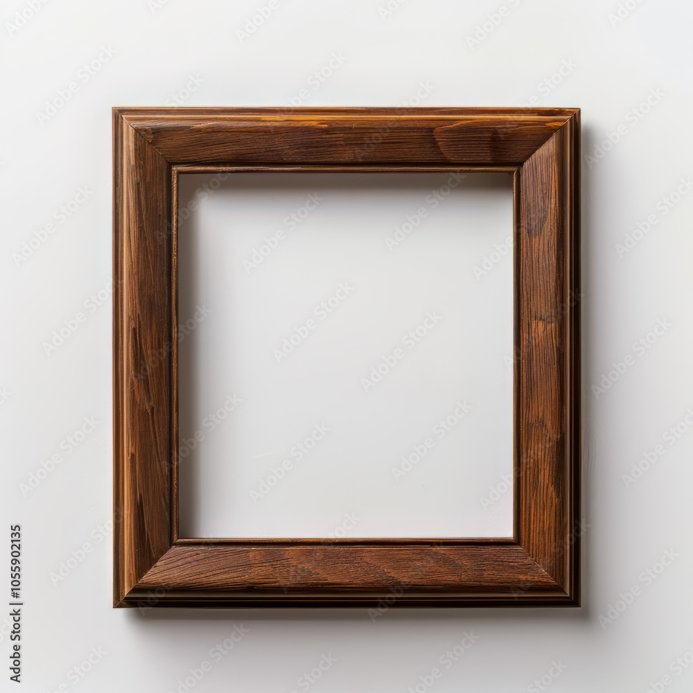 Empty Blank Wood Mock Up Frame Empty Blank Wood Mock Up Frame