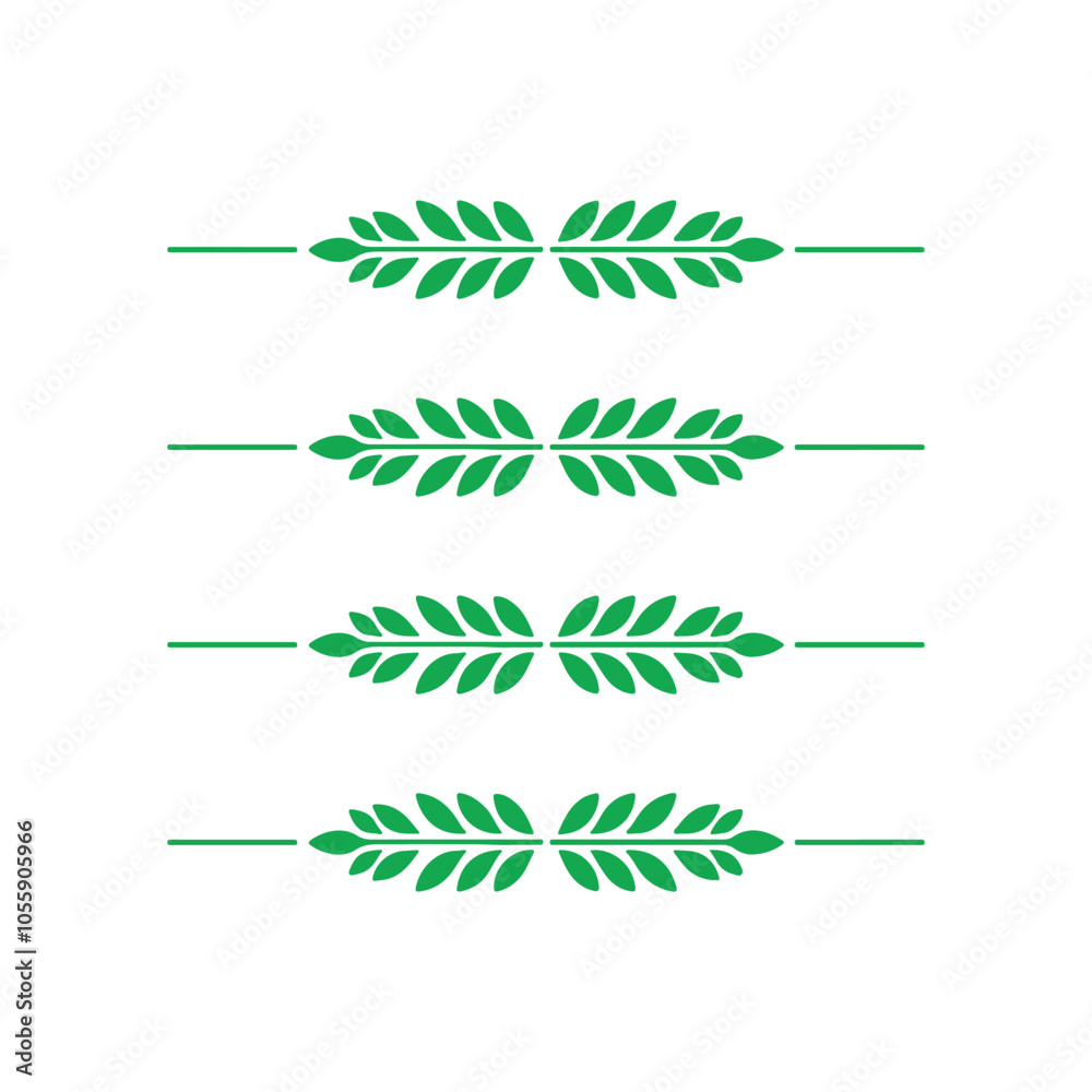 Obraz premium A collection of green leaves and leaves from the plant free download