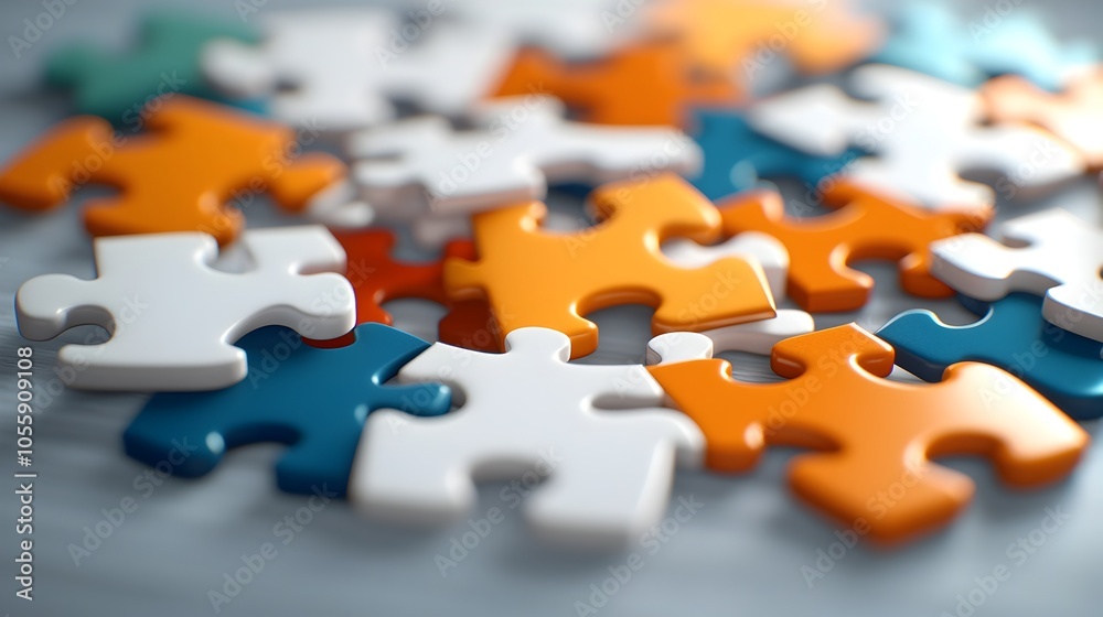 Glowing puzzle pieces in a vibrant array of colors arranged in a circular pattern that symbolizes the interconnectedness of ideas and concepts Glowing puzzle pieces in a vibrant array of colors arranged in a circular pattern that symbolizes the interconnectedness of ideas and concepts