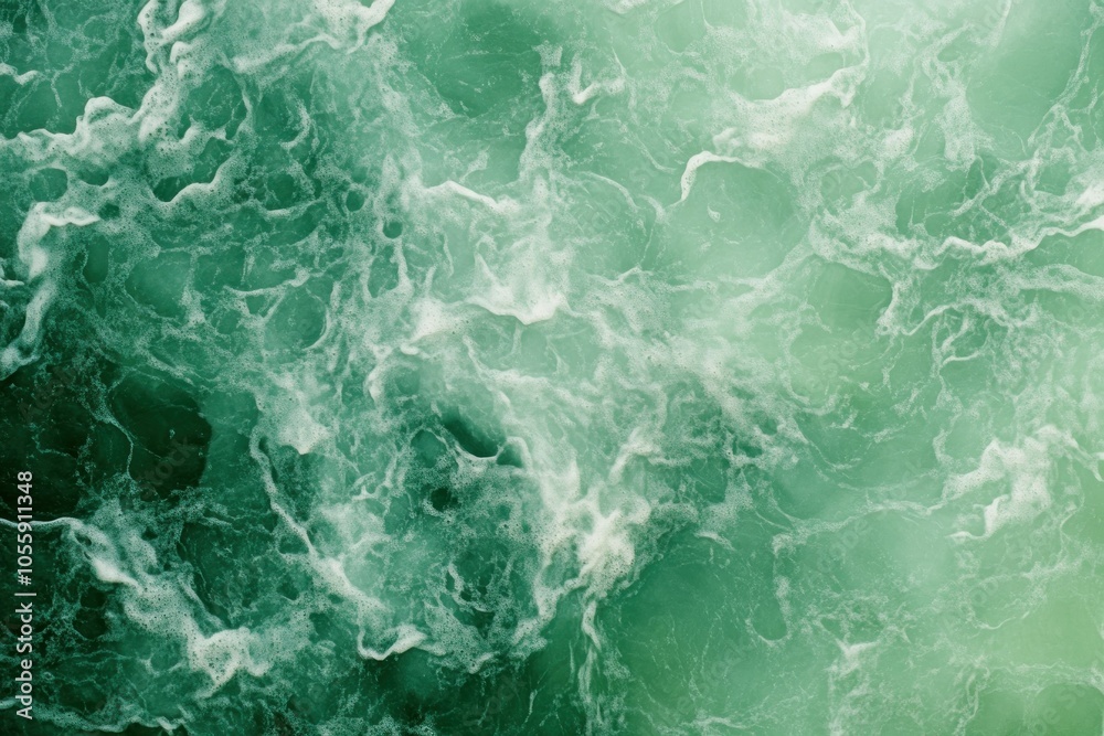 Fototapeta premium Turquoise Ocean Waves in Motion