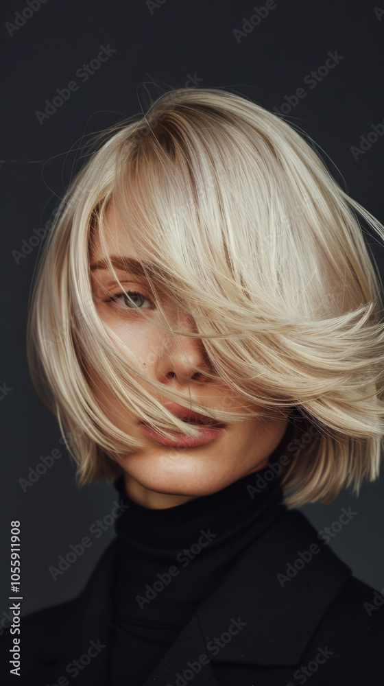 Girl Portrait with Hair Style Girl Portrait with Hair Style
