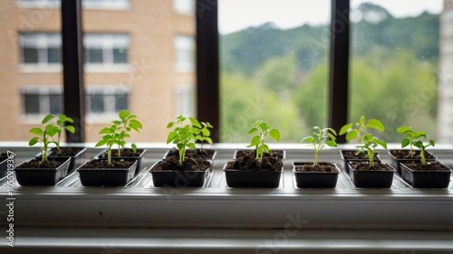 seedlings on the windowsi