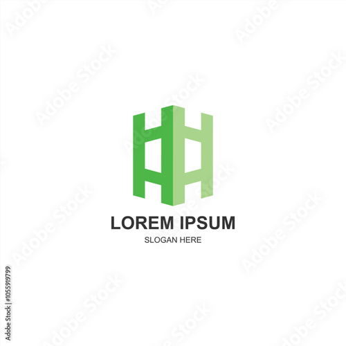 lorem ipsum logo aa initial icon with creative vector illustration photo