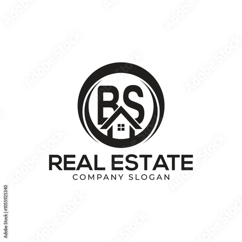 BS Real Estate Logo template