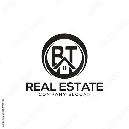 BT Real Estate Logo template