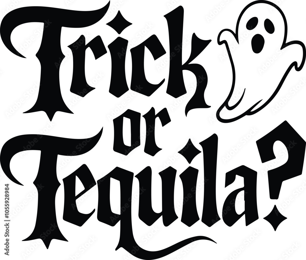 A creative Halloween typography design A creative Halloween typography design