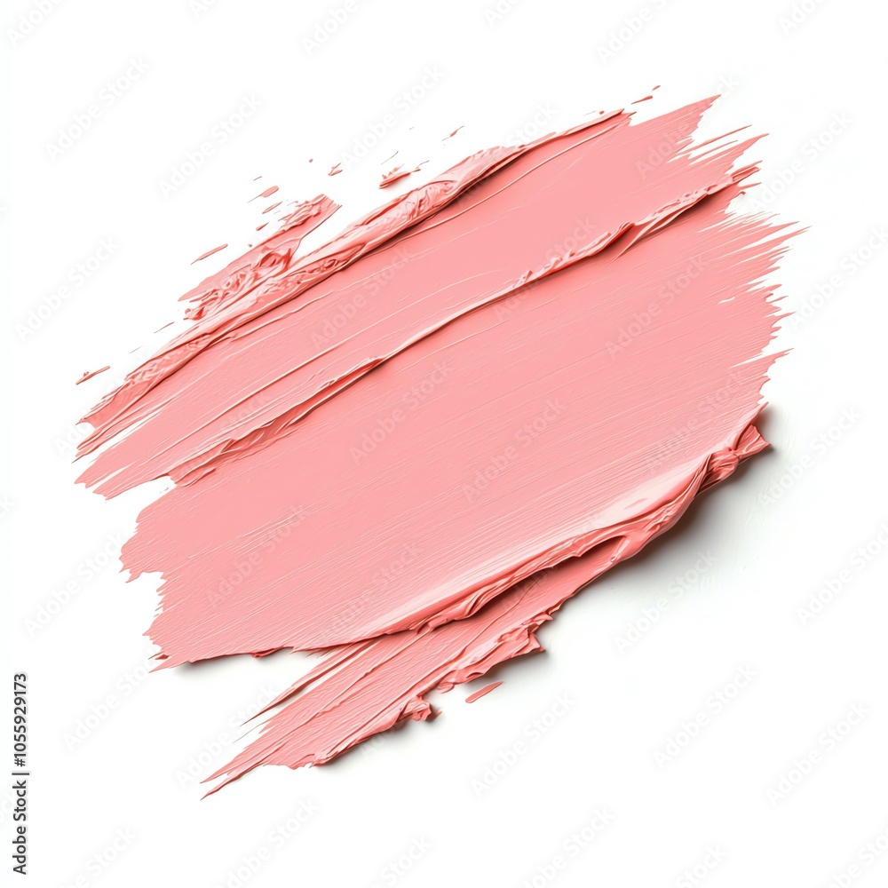 A vibrant pink paint stroke on a white background, perfect for artistic and creative design projects. A vibrant pink paint stroke on a white background, perfect for artistic and creative design projects.