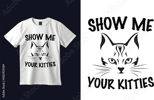 cat t-shirt design