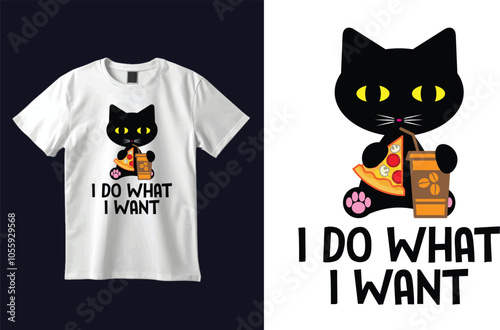 cat t-shirt design