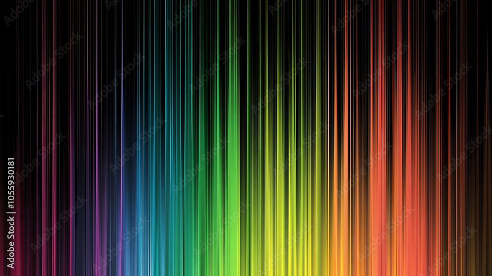 Vibrant Color Spectrum with Vertical Stripes Vibrant Color Spectrum with Vertical Stripes
