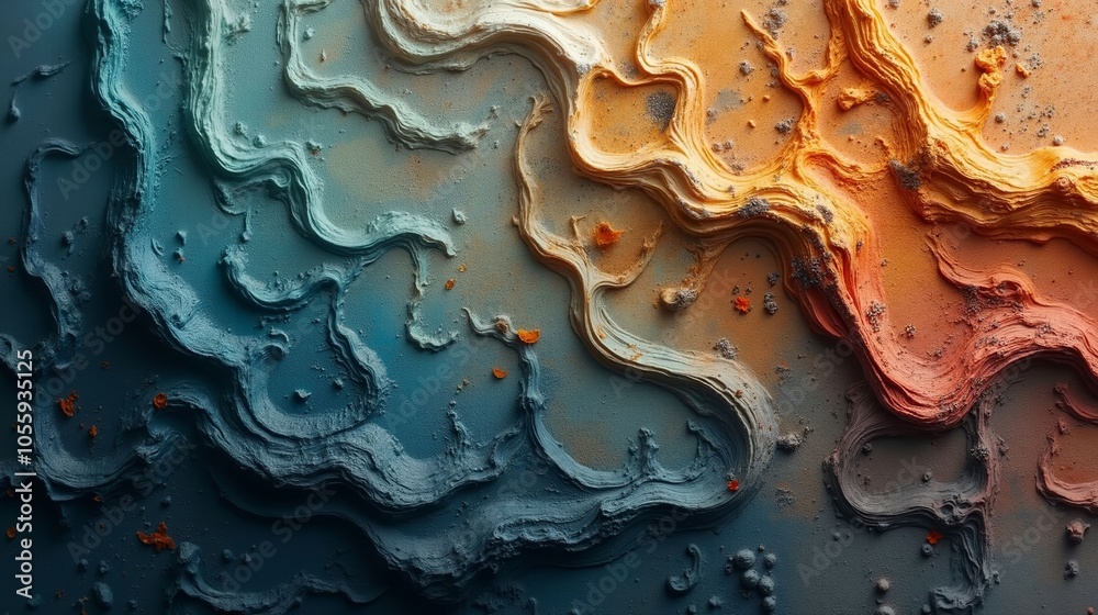Captivating Top-Down Close-Up of Textured Organic Surfaces Captivating Top-Down Close-Up of Textured Organic Surfaces