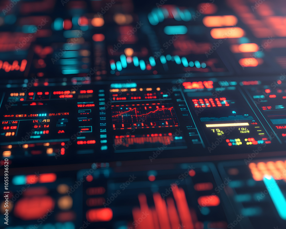 Intricate closeup of a policy maker's desk displaying dynamic economic data and analytical graphs for strategic decision-making Intricate closeup of a policy maker's desk displaying dynamic economic data and analytical graphs for strategic decision-making