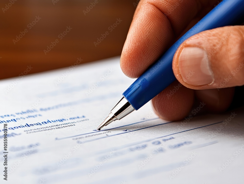 Crafting a Professional Document The Importance of Clear Handwriting and Signature Crafting a Professional Document The Importance of Clear Handwriting and Signature